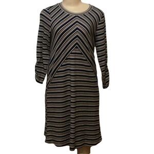 APT. 9 Small Black Grey Polyester Rayon Spandex Blend